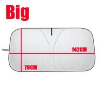 Car Windshield Sun Shade – UV-Protective Front Window Parasol for Summer Sun Protection (Car Interior Accessory)