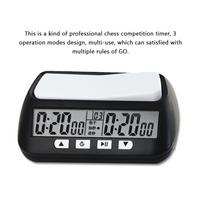 Professional Chess Clock Electronic Board Game Competition Hour Meter Compact Count Up Down Timer geltona