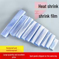 PVC Transparent Heat Shrink Film Bag for Shoes, Badges, Books, and Universal Sealing; Usable with Hair Dryer 10x15 cm, 100 pieces