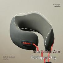 Zdeer Memory Foam U-shaped Neck Pillow CN plug (adapter included)