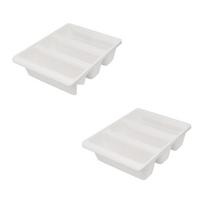 1/2Pieces Vertical Shoe Support Sturdy Shoe Storage Rack for Home Plastic Shoes Rack for Entryway Organizer Box Holder beveik baltos spalvos