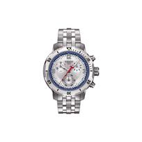 Tissot PRC 200 serijos kvarcinis laikrodis, atsparus vandeniui, 41 mm, sidabrinis ciferblatas, nerūdijančio plieno korpusas, nerūdijančio plieno apyrankė, vyriški laikrodžiai T067.417.11.037.01 Silver Dial