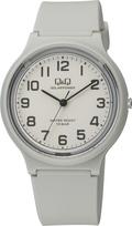 Analog Solar 10 ATM Water Urethane No Battery Replacement Simple Gray [Citizen Q&Q] Watch, Resistant, Strap, Required, Lightweight, Easy-to-Read Dial, pilka spalva