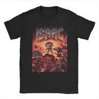 Awesome The Binding of Isaac Video Game T-Shirt Men O Neck Pure Cotton T Shirts Cartoon 90s Short Sleeve Tees Plus Size Tops Trendy Unisex Clothing 4XL