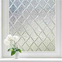 Window Privacy Film Decorative Frosted Glass Window Film Static Cling Removable Stickers for Home Door Coverings