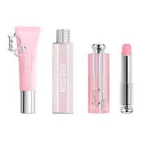 Dior Miss Dior Mini Miss Blooming Bouquet Solid Perfume And Dior Addict Lip Glow Butter And Dior Addict Lip Glow Makeup Set Lip Balm #001+Solid Perfume+Lip Glow #101
