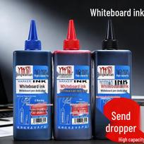 Refillable Whiteboard Marker Ink: Easy-Erase, Large Capacity, Black/Red/Blue
