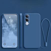 For VIVO V70 FE 5G Lens Camera Protective TPU Phone Case For VIVO V70 FE V70FE Liquid Silicone Matte Shockproof Cover Lanyard For VIVO V70 FE