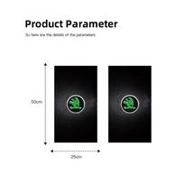 AAAAH1 2Pcs PET Car Center Pillar Protective Film Anti-scratch Sticker Decal For Skoda Octavia Superb Kodiaq Fabia Yeti Enyaq Rapid Vrs