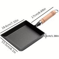 Tamagoyaki Cast Iron Egg Pan NonStick Small Egg Frying Pan New Breakfast Maker  Cooking Tools