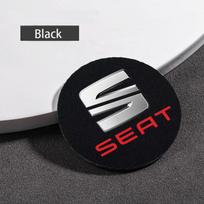 AAABE1 Car Felt Coaster Thermal Insulation Pad Water Cup Pad For Seat Leon Ibiza Alhambra Exeo Altea Arona Mii IBL Car Accessories