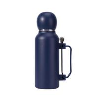 1.3L Yerba Mate Thermal Bottle Double-Walled Stainless Steel Thermos Flask Leak-proof Large Capacity Thermal Cup Camping 1300ml mėlyna