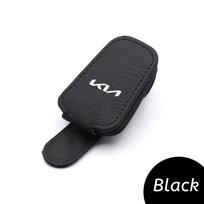 ABCDFG1 Car Leathers Glasses Clip Sun Visor Sunglasses Card Box For Kia Cerato Venga Cadenza K9 Seltos Telluride Niro Morning Picanto Ri