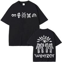 Weezer 2026 New Albums Pre-Release T-shirt Cotton Band Tour Graphic Print Tees Fashion Women Men Casual Round Neck Tops Summer XS juoda