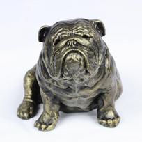 Buldog Angielski, Bulldog I - Statuetka Psa, Siedzący Pies Na Biurko, Ozdoba Do Salonu Miłośnika Psów Marki Art-Dog