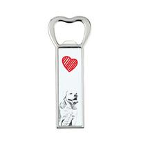 Buldog Amerykański - Otwieracz Do Butelek Z Psem, Personalizowany Otwieracz Na Lodówkę, Wyjątkowy Upominek Dla Mężczyzny Marki Art-Dog