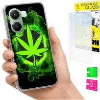 Dėklas Xiaomi Poco X7 Pro 5G Korpusas Foto Case Galinė dalis Dėklas + Stiklas 9H