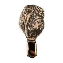 Shar-Pei - Broszka Z Klipsem, Uchwyt Na Numer Startowy, Posrebrzana Przypinka Na Wystawę Psów Marki Art-Dog
