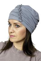 Turban Kalina Z Bambusa Szara Podwójna Czapka Także Po Chemioterapii