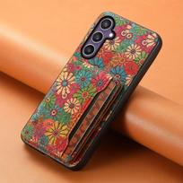 Applicable, Samsung S24/S23 Plus Ultra Series Mobile Phone Card Bag Adhesive Cover Has 3 Card Slots That Can Insert 3 Cards. S24 žalia