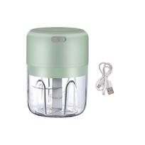 Electric Garlic Chopper 250ml Cordless Operation Multifunctional Detachable Mini Food Chopper for Green