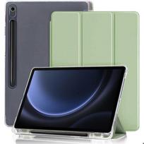 Protective Case - BOOLING - for Samsung Galaxy Tab S9 FE / S10 FE / S10 Lite - Shockproof Green with Pen Holder žalia