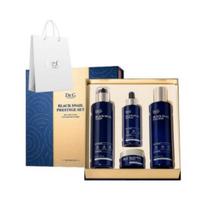 Dr.G Black Snail Prestige pagrindinis odos priežiūros rinkinys — Tonikas 150 ml + Emulsija 150 ml + Ampulė 50 ml + Kremas 15 ml (1 komplektas)
