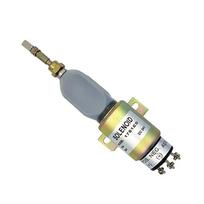 24V Fuel Shutoff Solenoid Valve 1751ES Excavator Accessories 3 Terminals Metal