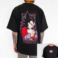 Anime Son Goku Dragon Ball Men Women Summer T-shirt Oversized Retro Print Short Sleeve Casual Comfortable Loose Harajuku Street S