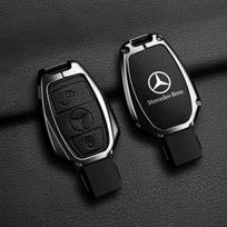 C200 E300 2026 Karštas odinis automobilio raktų dėklas Dangtelis Laikiklis Apsauga Mercedes Benz A B C E klasėms GLS GLA GLK GLC CLS CLA AMG W204