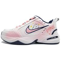 Nike Air Monarch 4 White Navy Synthetic Leather, Artificial Leather 415445-102(Team145-) 36.5