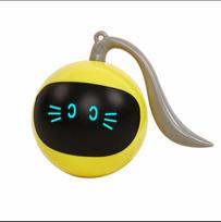Magic Ball Cat Toys Electric Smart Cat Stick Self-Hi Bored Toy Balls Pet Products geltona