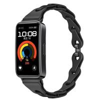 NEW Chain Silicone Band for Huawei Band 10 9 Women Fashion Sport Watchband for Huawei Band 8 Colorful Girls Ultra-narrow Strap For Huawei Band 8