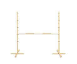 Šuolio kliūtis hobby arkliukui 120 cm, smėlio spalvos strypas