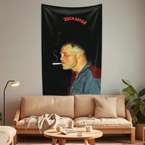 Zach Amerikiečių Dainininkas Gobelenas Bryan Sieninis Pakabukas Vidaus Namų Dekoras Miegamojo Bendrabučio Fono Audinys Sofos Antklodė Gimtadienio Dovana 74x94cm(29x37in)