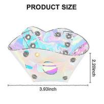 4-pack of roller skate toe caps, made of imitation PVC material, roller skate toe protectors, toe guards, roller skate sports equipment.