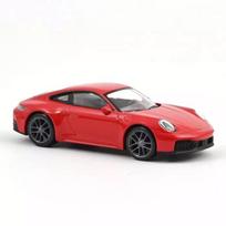 Norev Porsche 911 GTS 2024 Carmine Red NOREV Metalinis modelis 1/43 (992) Reaktyvus automobilis [Naudotas]