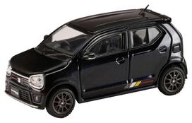 Hobby Japan HJ64 Suzuki Alto Works Carbon Bonnet Custom Version Bluish Black Pearl 3 Finished Model HJ641070CBK 1/64 (HA36S)