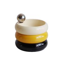 Jewelry Organizer 360Degree Rotatable Earring Holder for Girls Women Traveling 3-Layer Jewelry Box for Earring Necklace