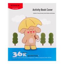 M&G Transparent Anti-slip Student Book Covers with Name Tags