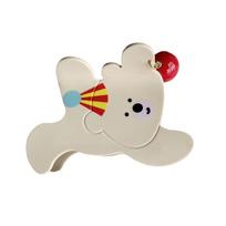 Cartoon Circus Bear Hair Claw Grab Clip Shark Clip Fashion Acetate Hair Claw  Female