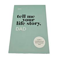 Share His/Her Life Tell Me Your Life Story Notepad Family Story Recording Handbook  Recollection Dad