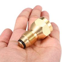 Propane Tank Refill Adapter Gas Cylinder Canister Filler Coupler Brass Accessories For 1Lb Small Cylinders 1PCS