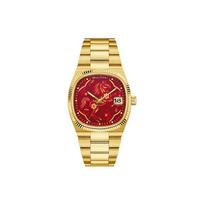BULOVA laikrodis kvarcinis mechanizmas plieninė apyrankė raudonas ciferblatas vyriškas laikrodis atsparus vandeniui 97B242 kvarcas