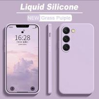 Galaxy S8 S9 S10 Plus Liquid Silicone Case for Samsung Galaxy S25 S24 S23 S22 S21 S20 Plus FE UItra Soft Candy Back Cover For Galaxy S22