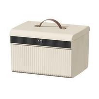 New Three Digit Password Lock Safe Box Two Layers Lockable Lock Box Privacy Security Large Capacity Storage Box Home beige