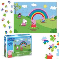 Puzzle Świnka Peppa 60 Elementów Peppa Pig Układanka Dla Najmłodszych