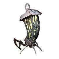 1/2 vnt. Helovino voro žvakidė gotikinė vintažinė metalinė voro žibinto laikiklis namų biuro stalo dekoracija ornamentas 2pcs