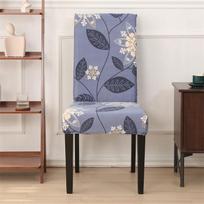 Printed Dining Chair Cover Spandex Elastic Stretch Seat Slipcovers For Chairs Kitchen El Banquet Living Room Home Decoration Universal Size 1PC