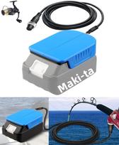 Shimano žvejybos ritės adapteris Makita 18V Shimano elektrinei žvejybos ritinei BG 5000 gėlojo ir sūrio vandens žvejybai Daiwa, darbas, Daiwa,